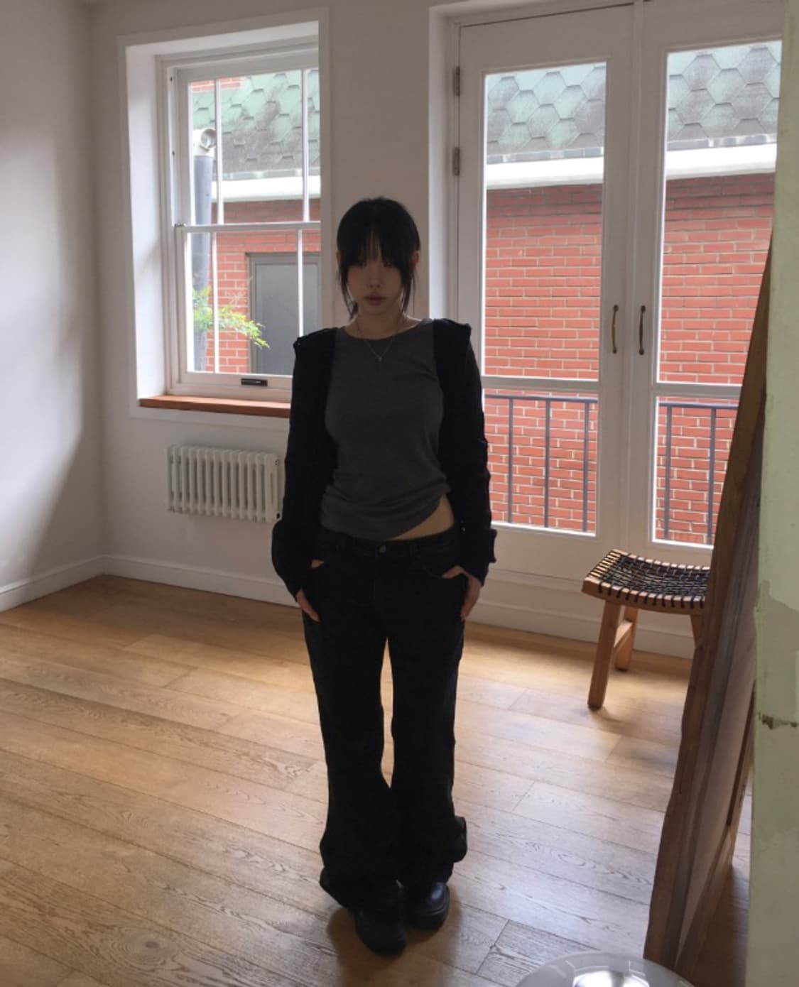 [M] 나의나인 로우라이즈 데님 부츠컷 상품이미지3