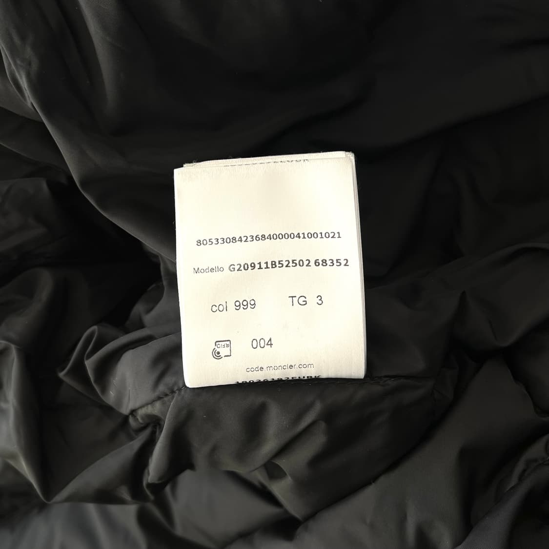 [S급/100-105] 몽클레어 클루니 블랙 패딩 3사이즈 상품이미지9