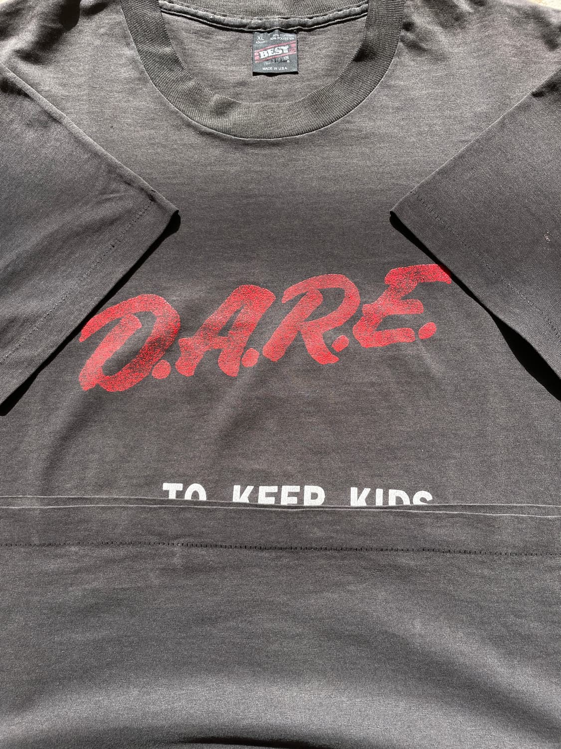 90s D.A.R.E. Single stitch 50/50 T-shirt 상품이미지4