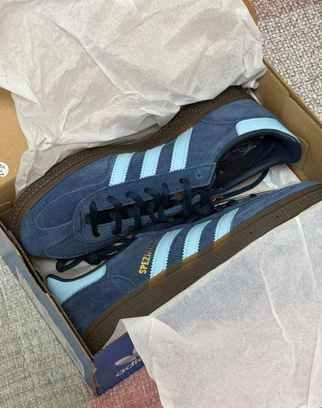 아디다스 스페지알 핸드볼 컬리지에이트 네이비 225 새상품 상품이미지2