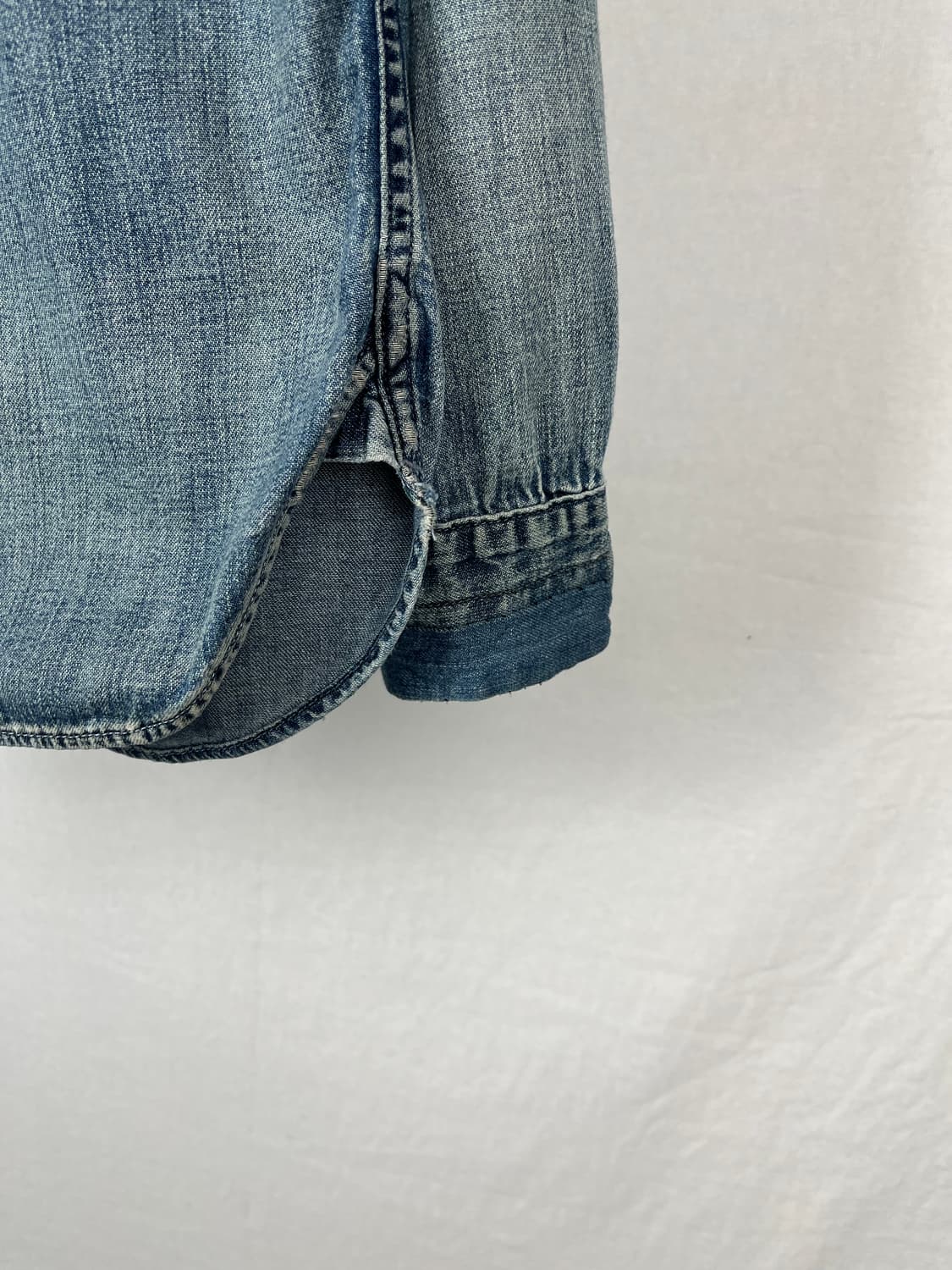 Vintage 보로 데님 셔츠 상품이미지3