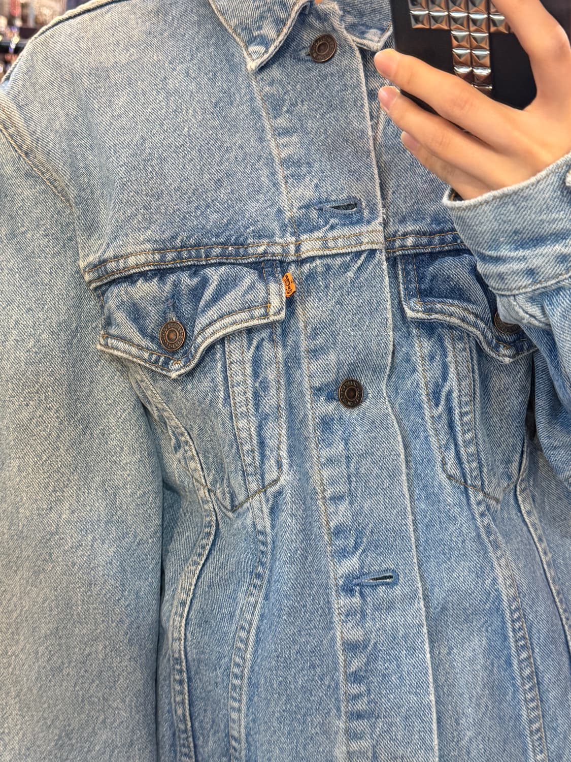 리바이스 오렌지탭 데님자켓 상품이미지4