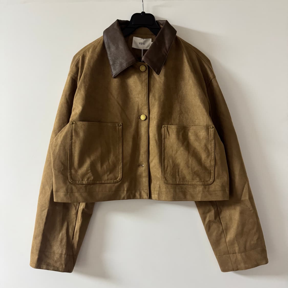 새상품 여자 스웨이드 자켓 (베이지) 상품이미지1