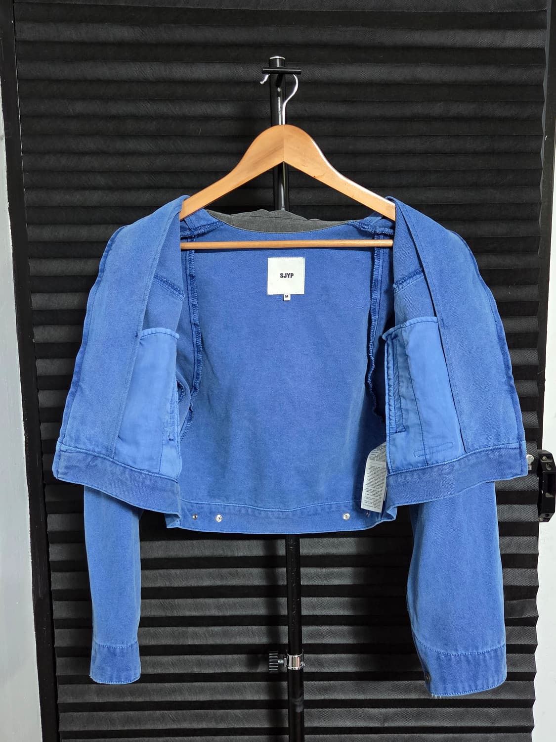 [SJYP] 카라 코튼 크롭 집업 자켓 | 00175 상품이미지5