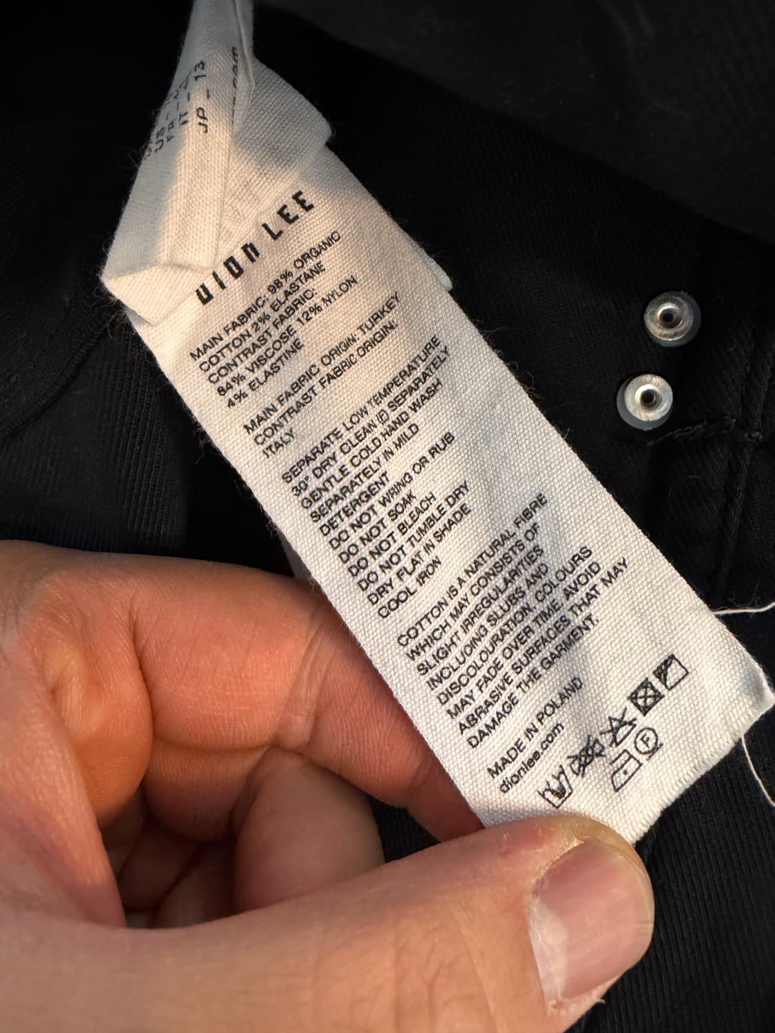 DION LEE 블랙 코르셋 탑 상품이미지4