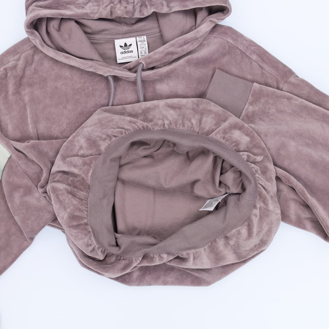 [2XS] 아디다스 크롭 오리지널 아디브레이크 벨류어 후드티 N7010 상품이미지4