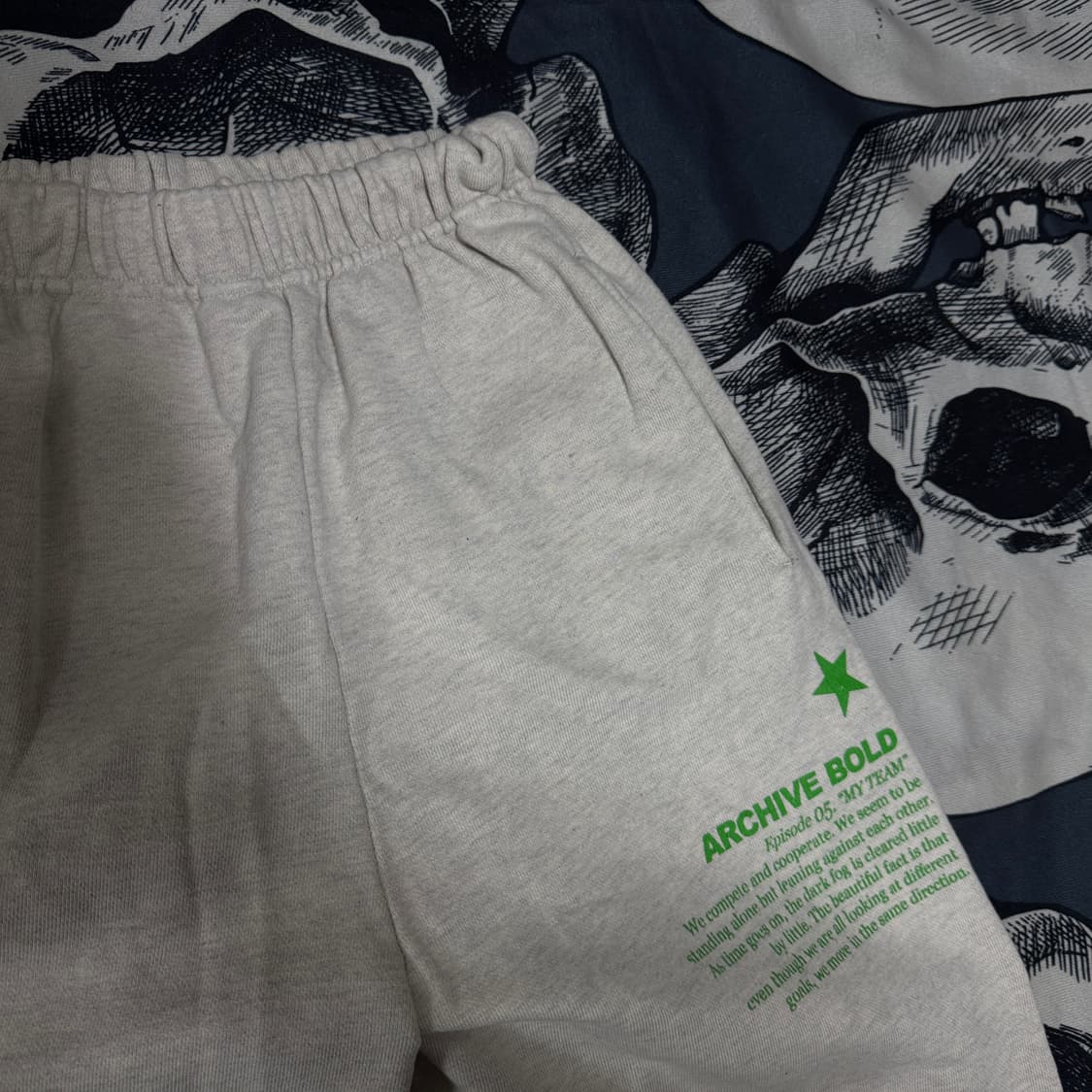 아카이브볼드 조거트레이닝팬츠 오트밀 S사이즈 상품이미지2