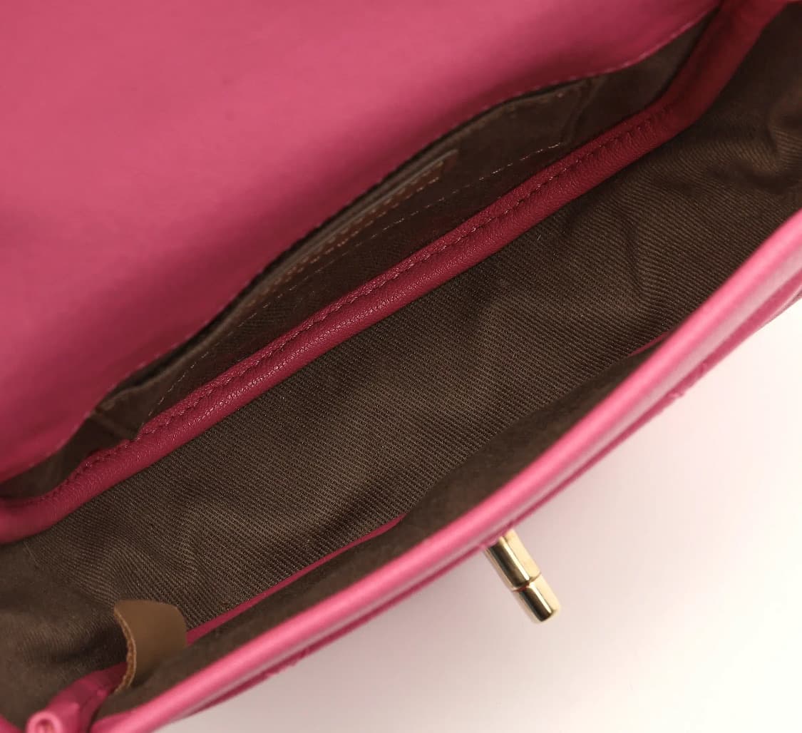 [S급] 샤넬 고트스킨 체인 메신저 크로스백 미니 핑크 판매합니다!!! 상품이미지8