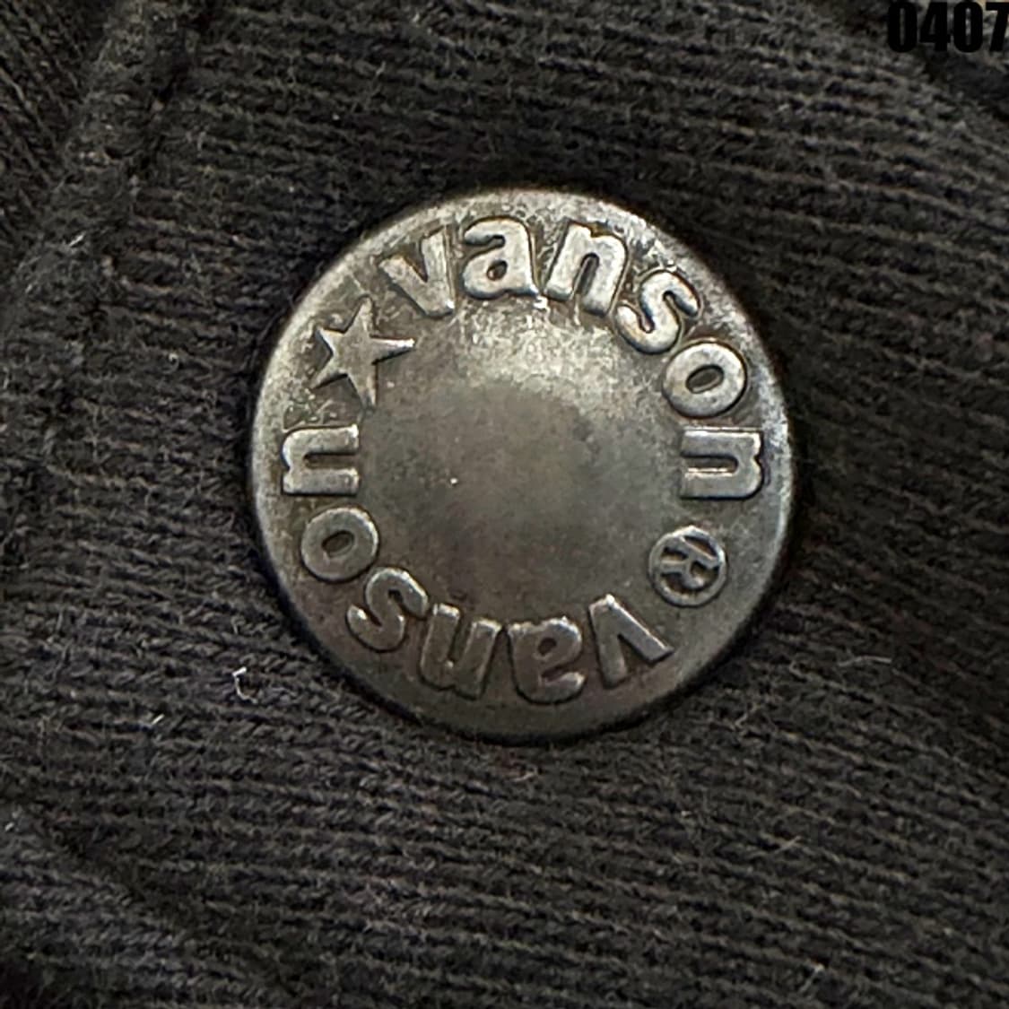 밴슨(VANSON) 코튼 라이더 스타일 집업 자켓 XL 0407 상품이미지4