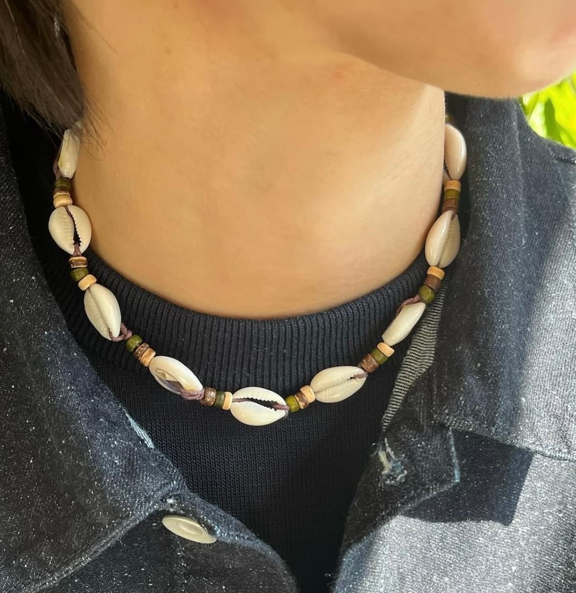 히피 모리 에스닉 핸드메이드 서핑 목걸이  상품이미지4