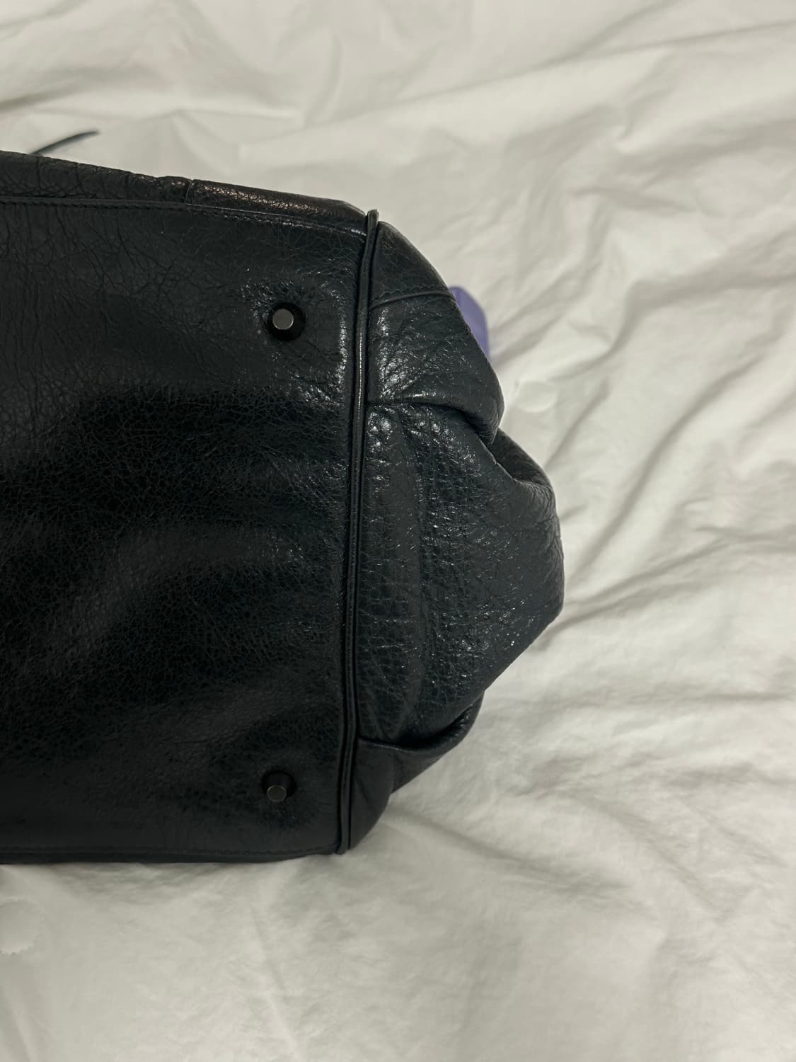 발렌시아가 모터백 라지 다크그레이 상품이미지4