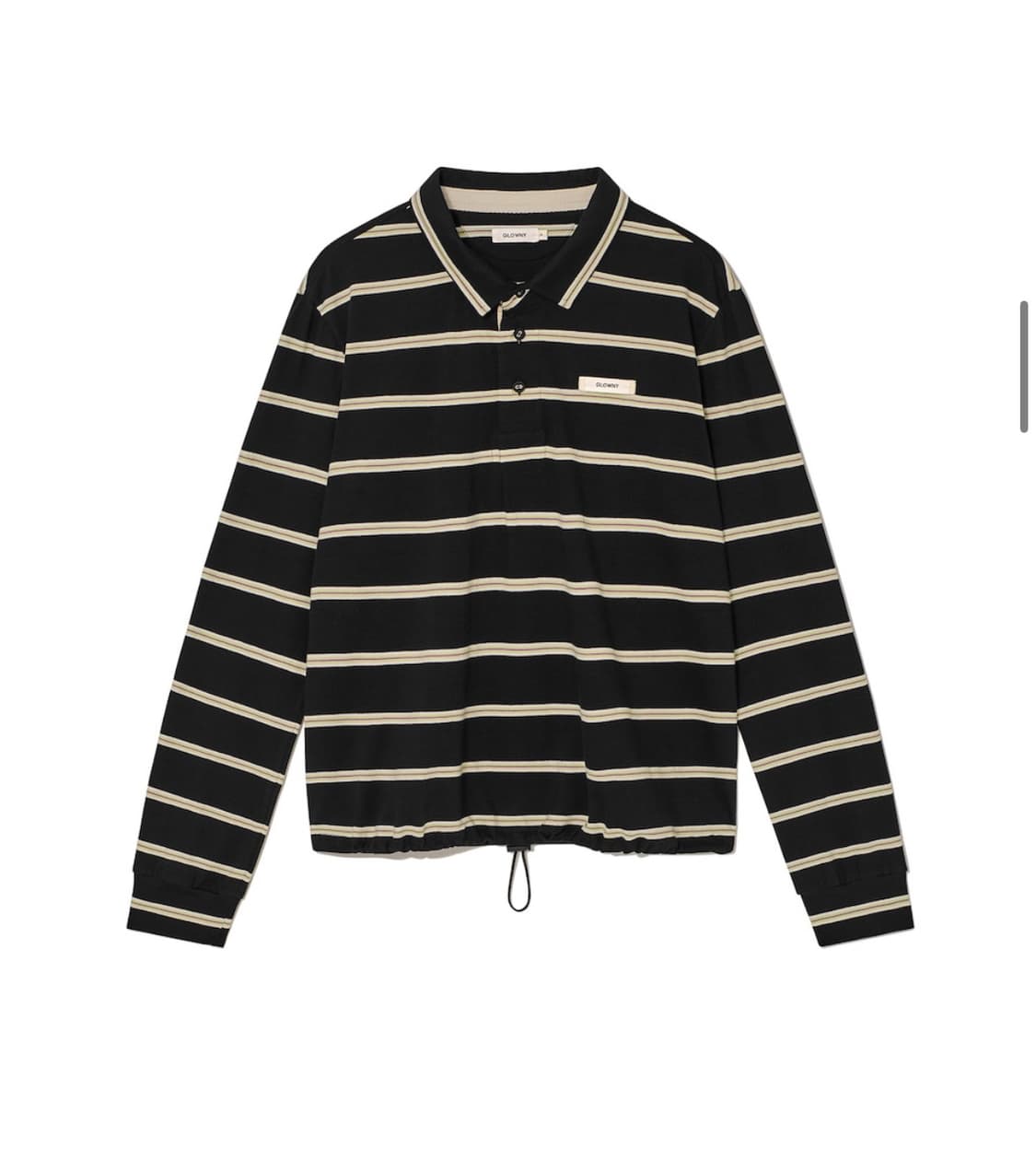 TERRY PK LONG SLEEVE (BLACK) M 상품이미지2