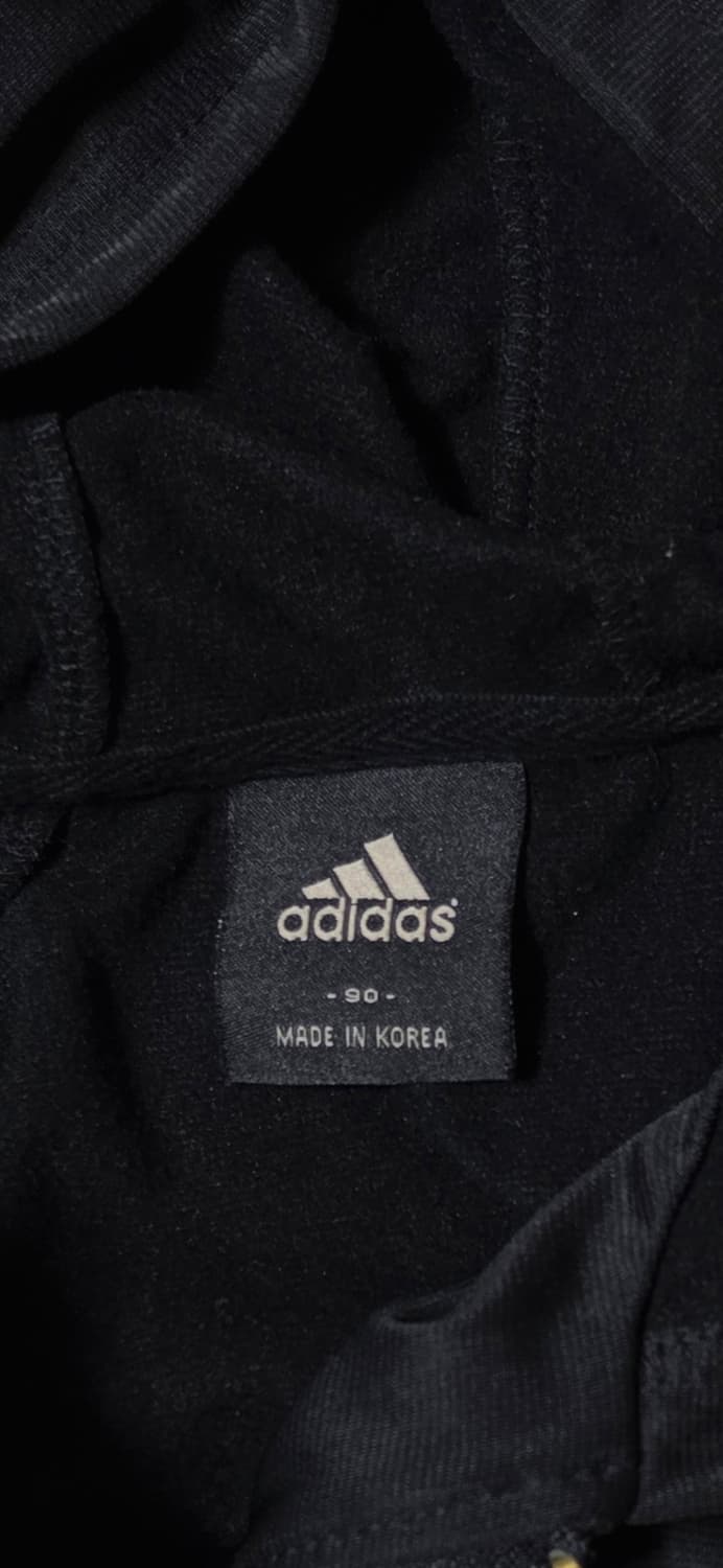 아디다스 후드집업 90 블랙 골드 상품이미지3