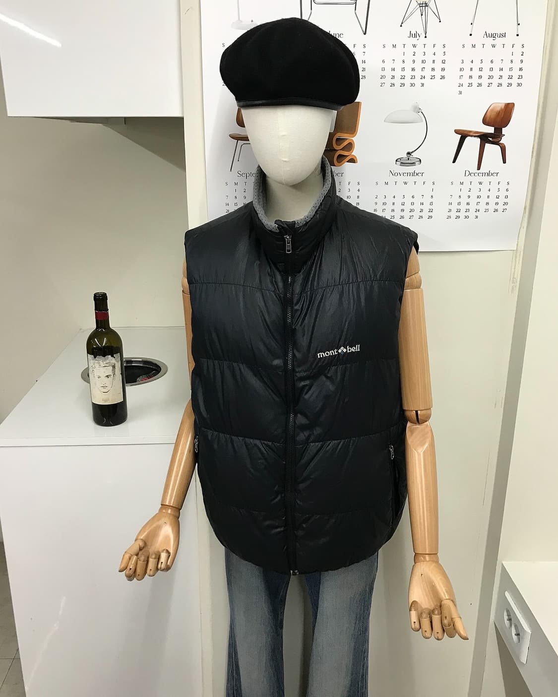 몽벨 유광 구스다운 패딩 조끼 베스트 상품이미지5