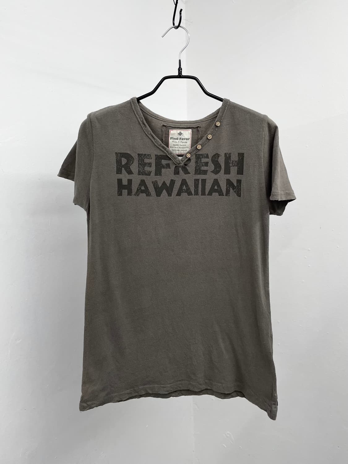 y2k 버튼 프린팅 티셔츠 상품이미지4