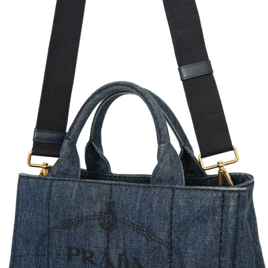프라다 데님 카나파 토트 크로스 보스턴백 1BG439 상품이미지9