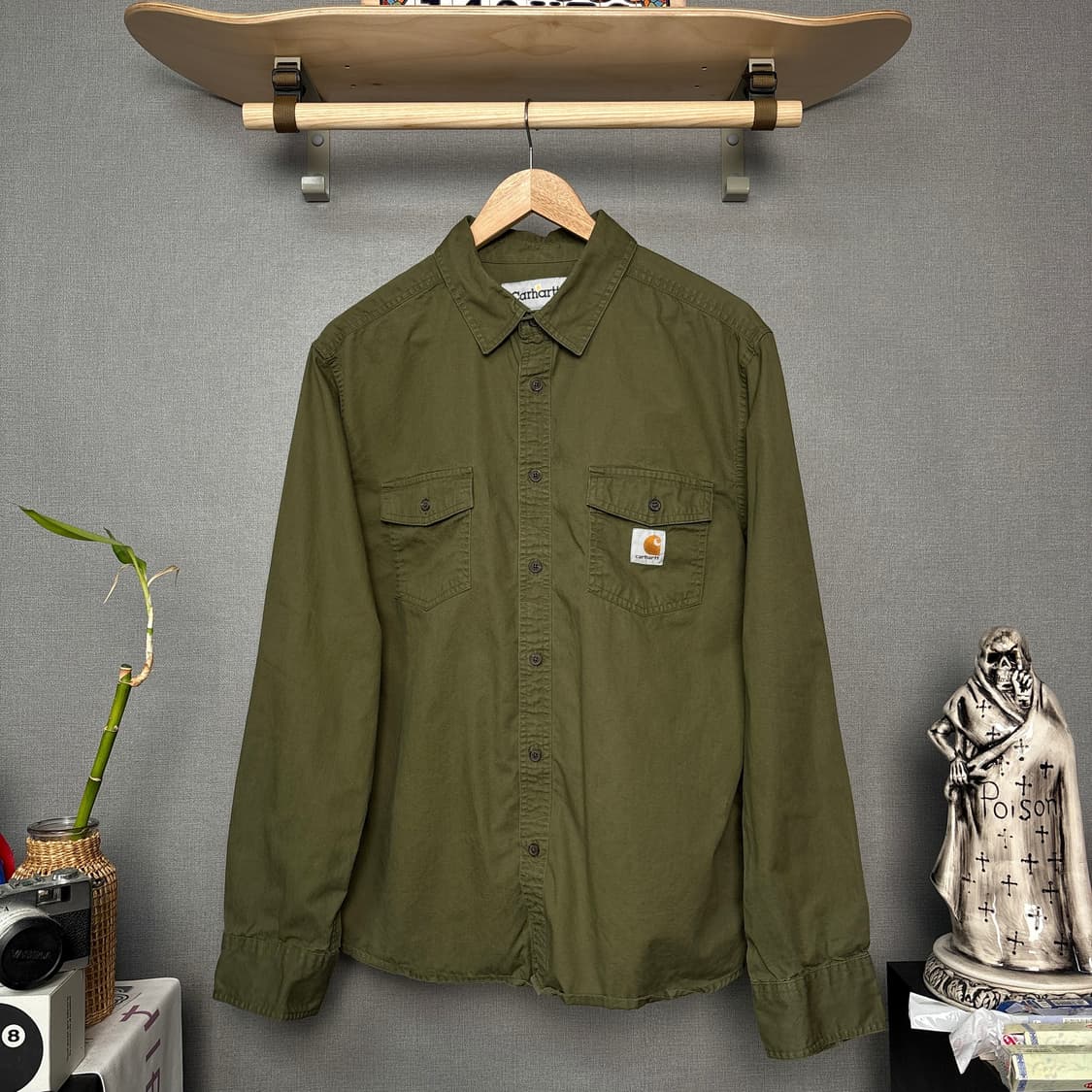 칼하트 카키셔츠 상품이미지2