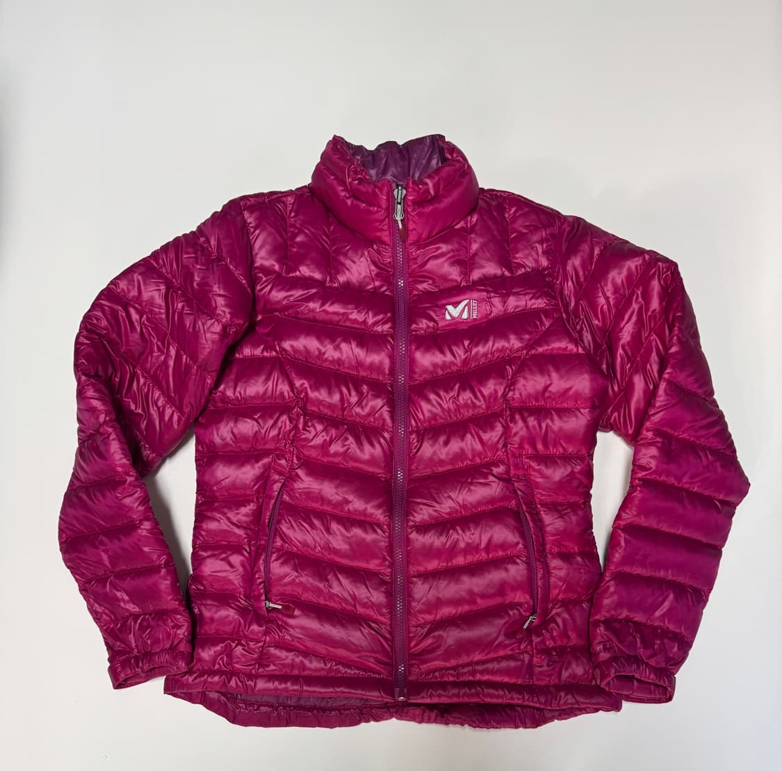 여성 밀레 구스다운 경량 패딩 자켓 S 핑크 상품이미지1