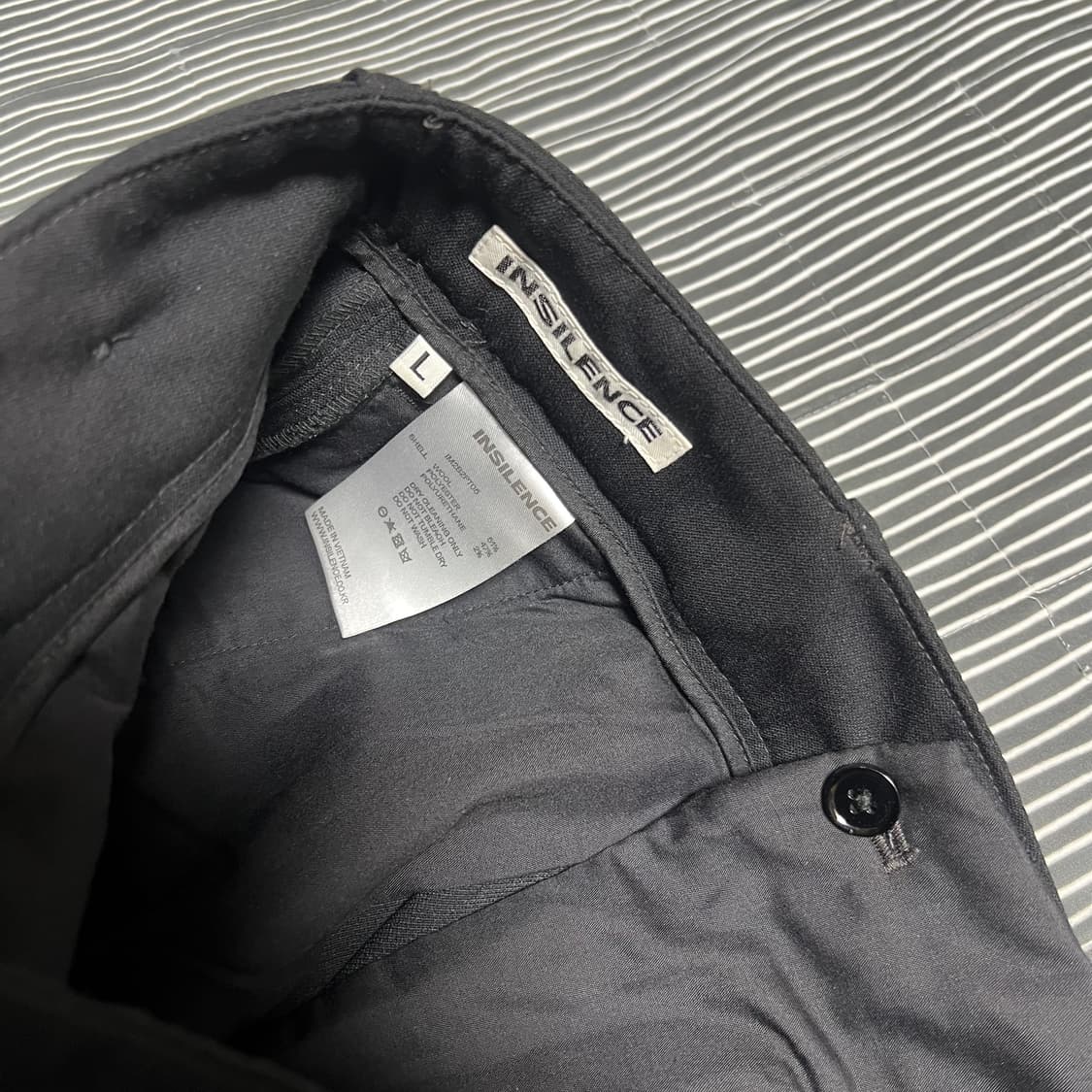 인사일런스 구르카 울 팬츠 블랙 L 상품이미지7