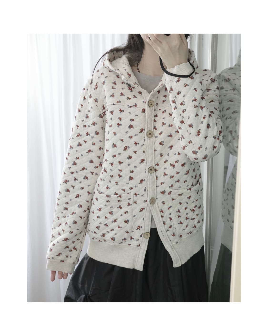 Vintage flower hoodie 상품이미지5