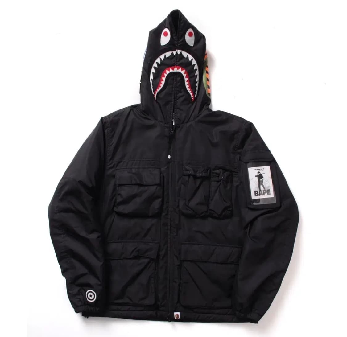 Bape 베이프 멀티포켓 샤크 후드 자켓 상품이미지1
