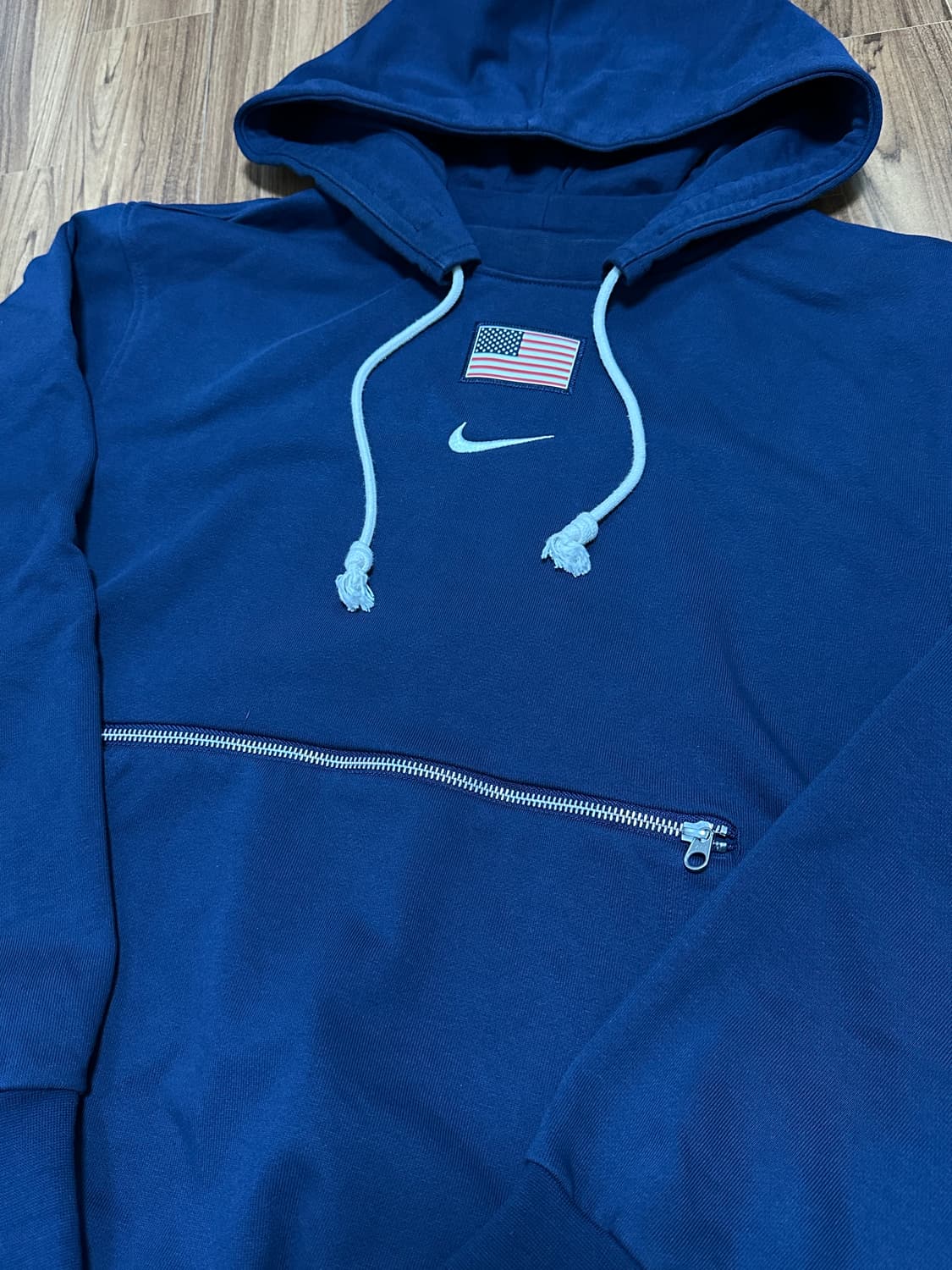 나이키 팀 USA 성조기 네이비 후드 100 상품이미지2