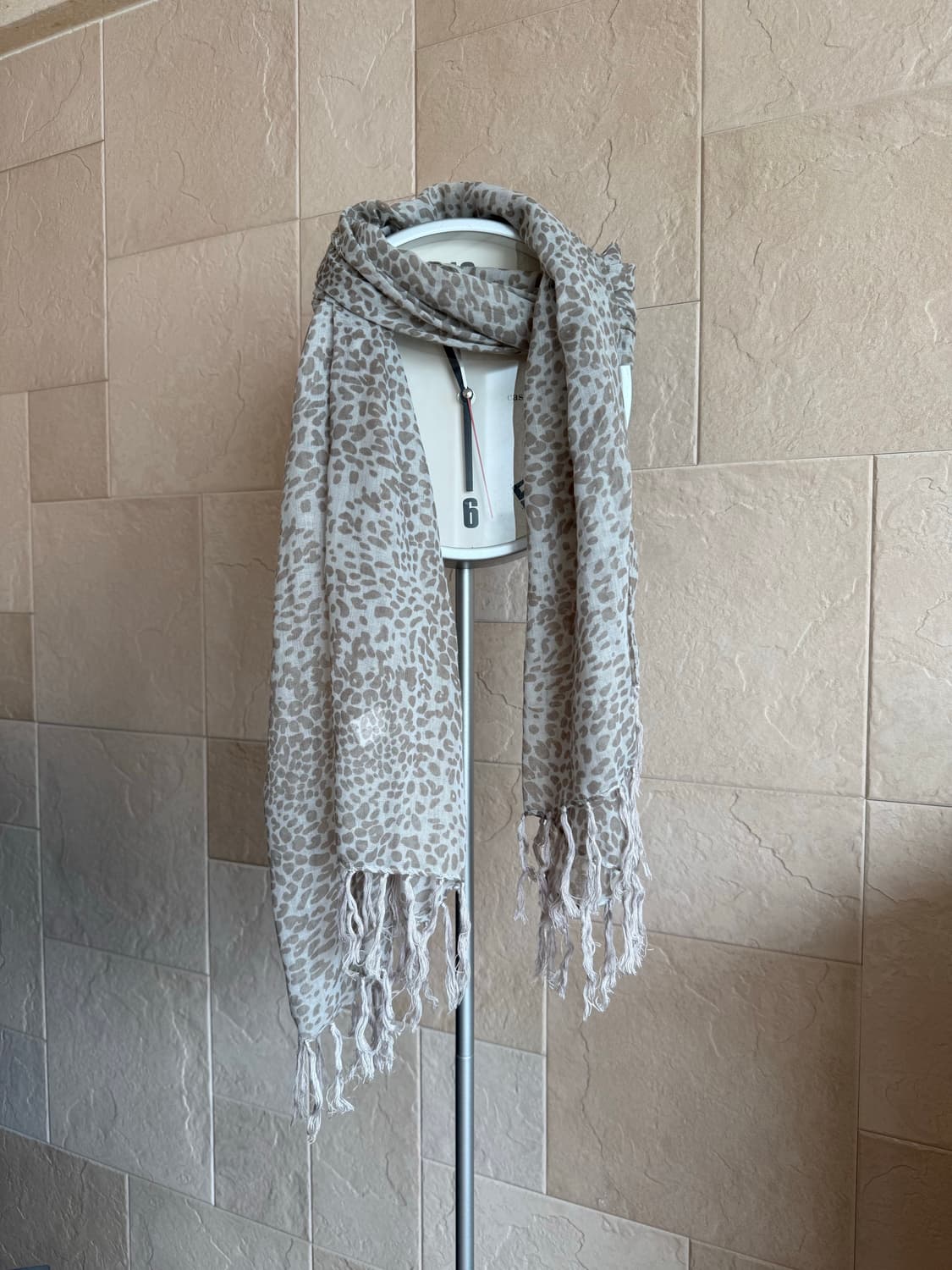 summer vintage leopard print scarf 상품이미지1