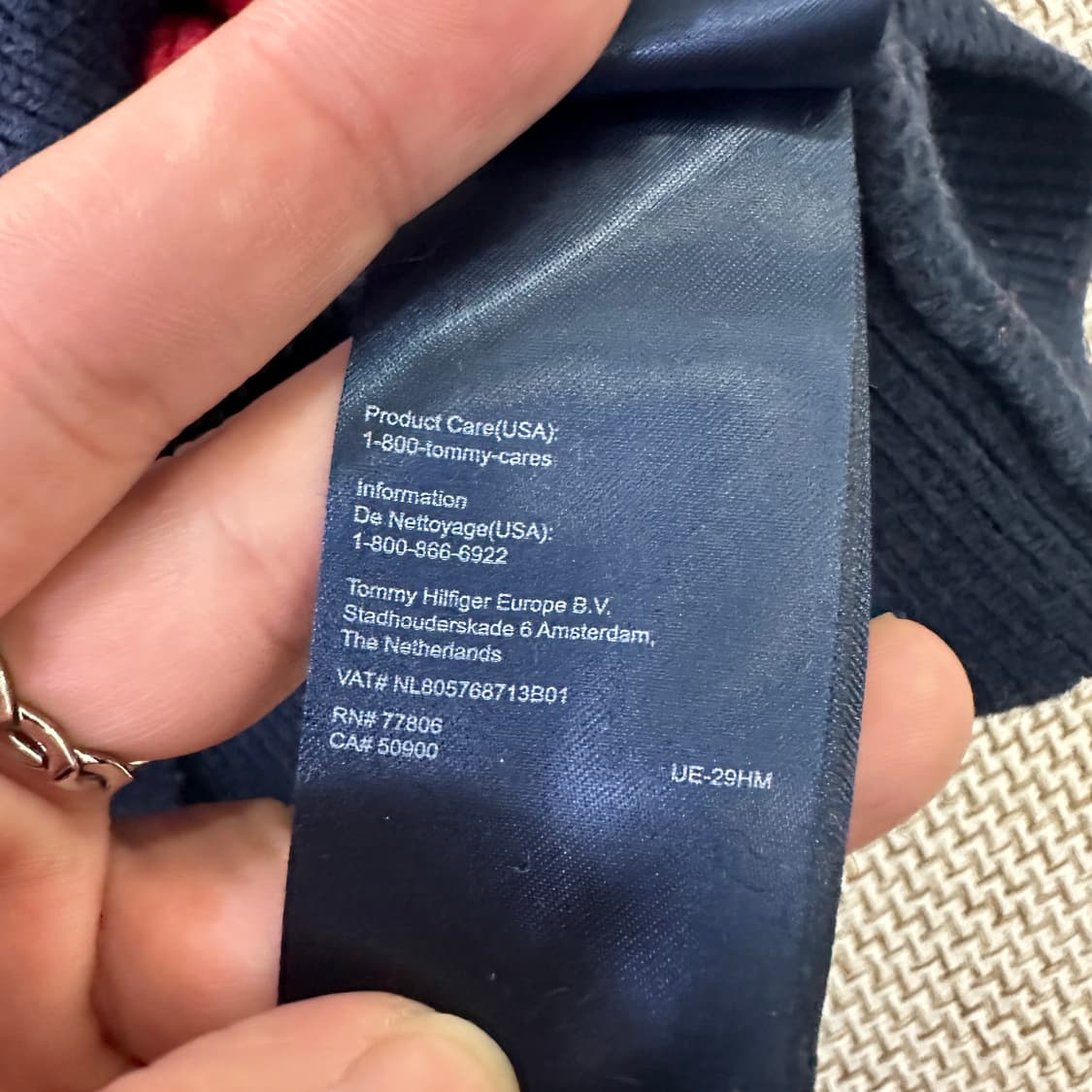 152 타미힐피거 스트라이프 니트  0330D 상품이미지3