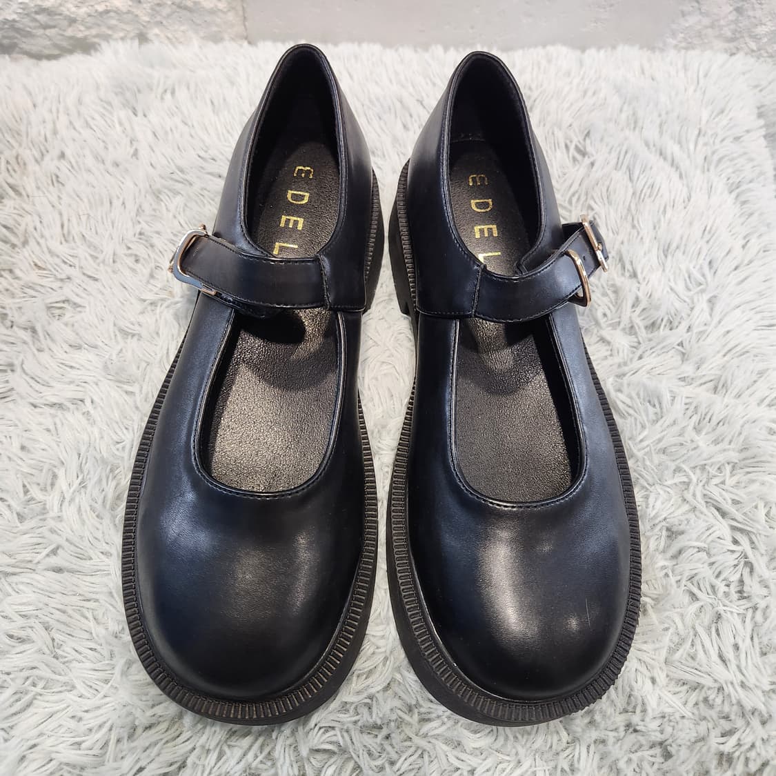 볼드 플랫폼 메리제인 블랙 🖤 스트릿 무드
245 상품이미지5