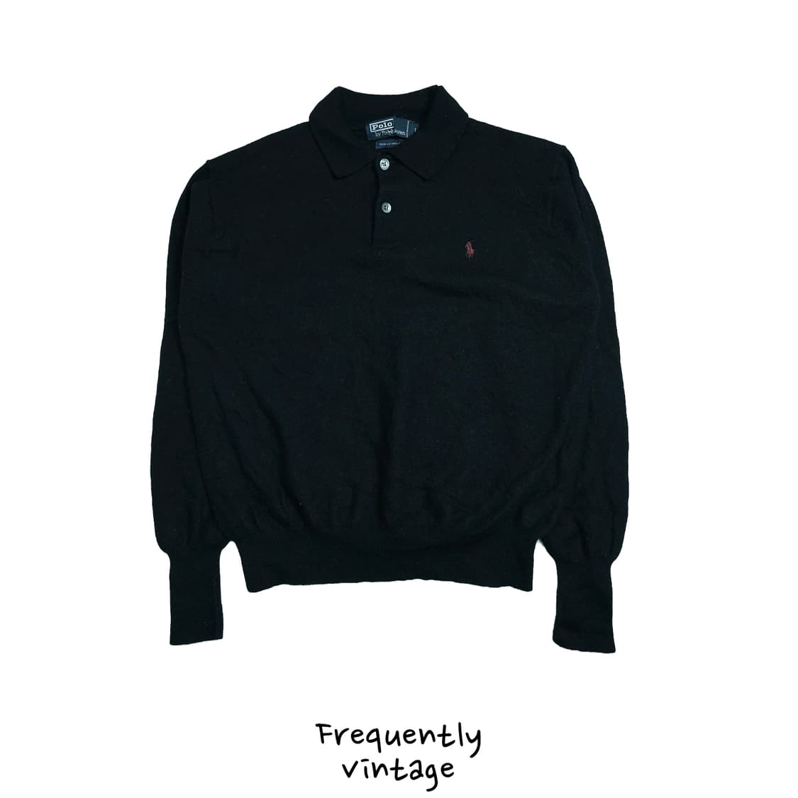 [택포]폴로 램스울 카라 니트 L 상품이미지1