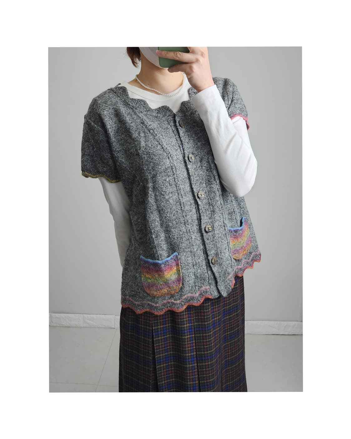 지그재그 가디건 상품이미지1