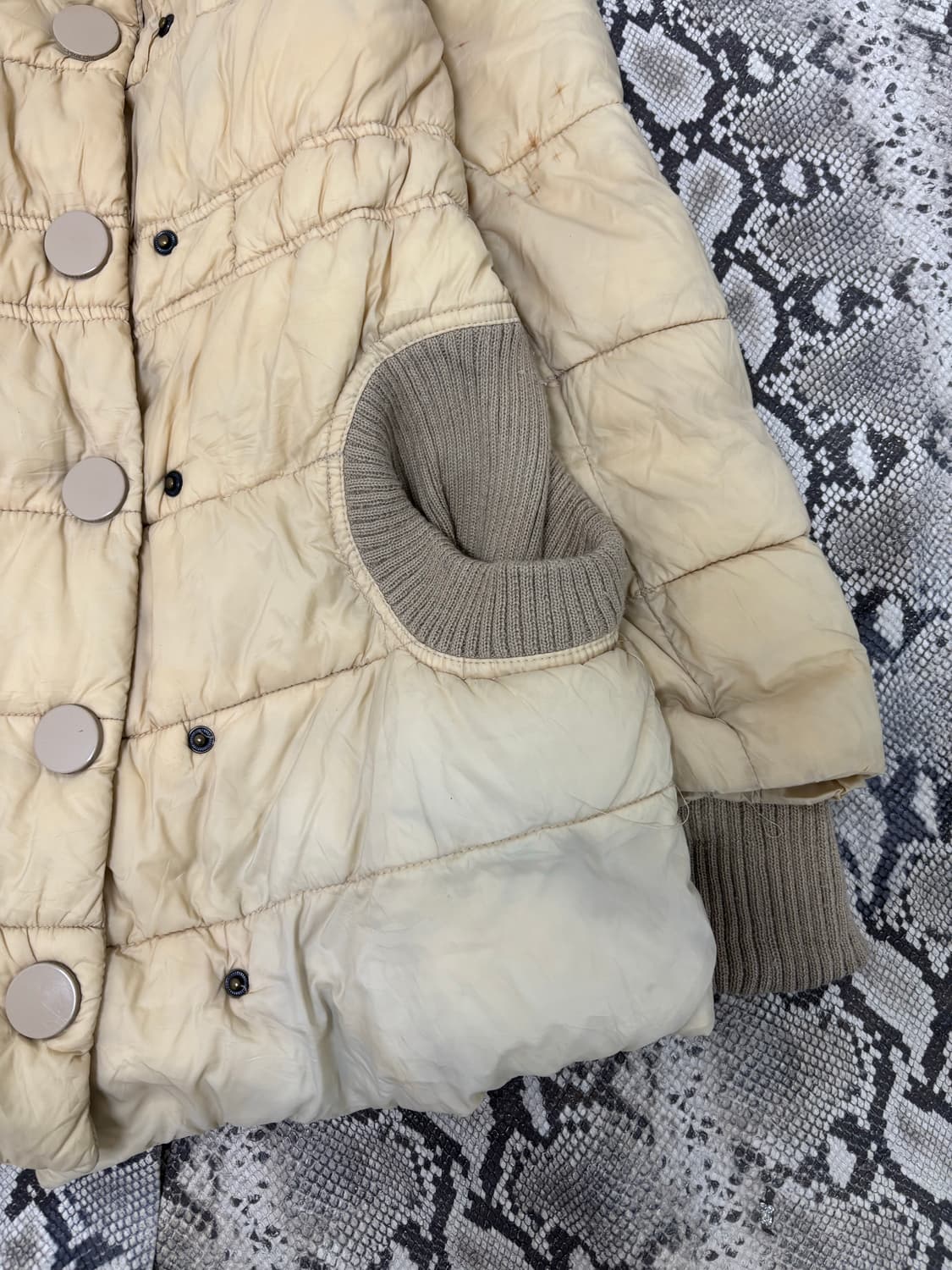 Big Button Warmer Detail Ivory Padding 상품이미지9