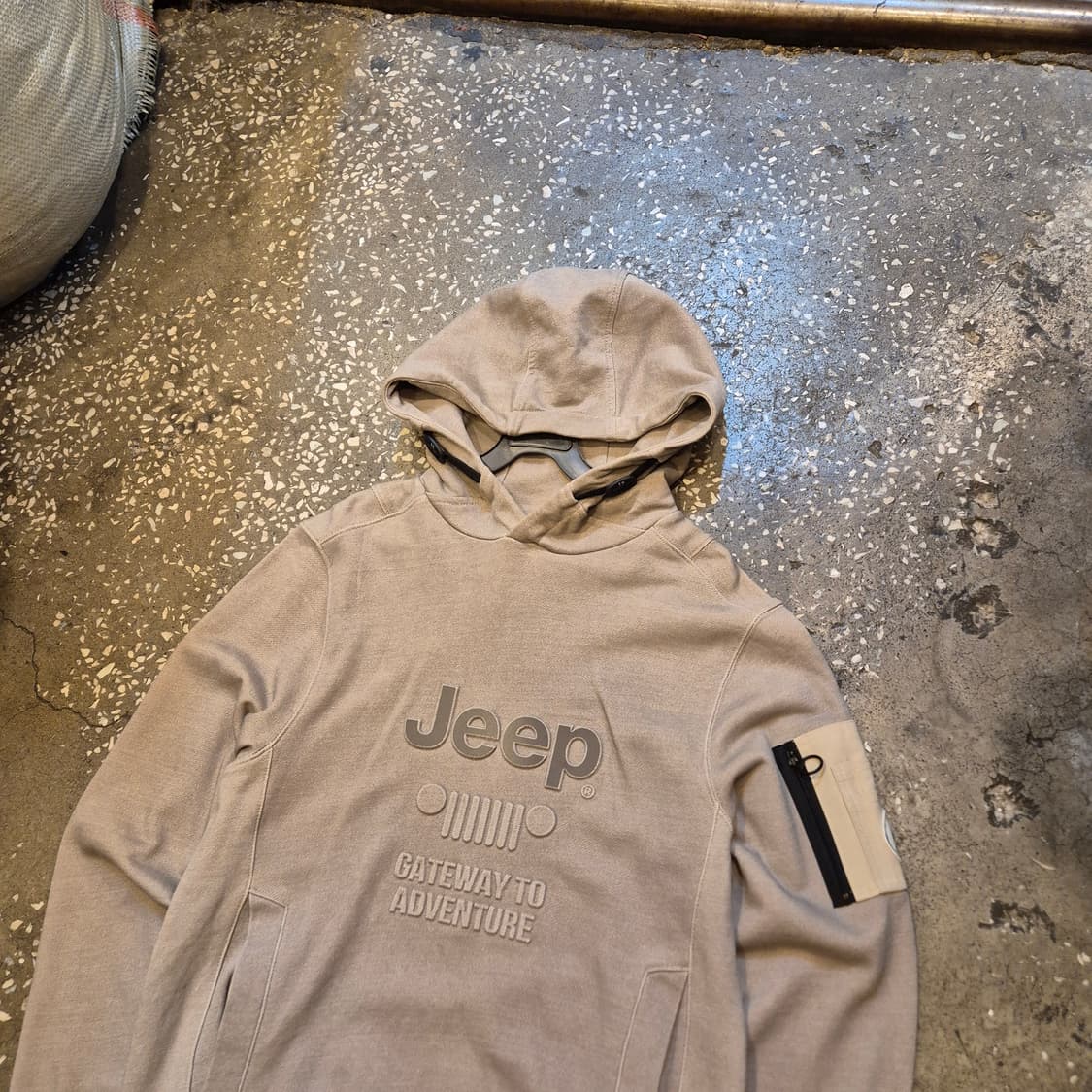 (M)JEEP 베이지 후드 상품이미지6