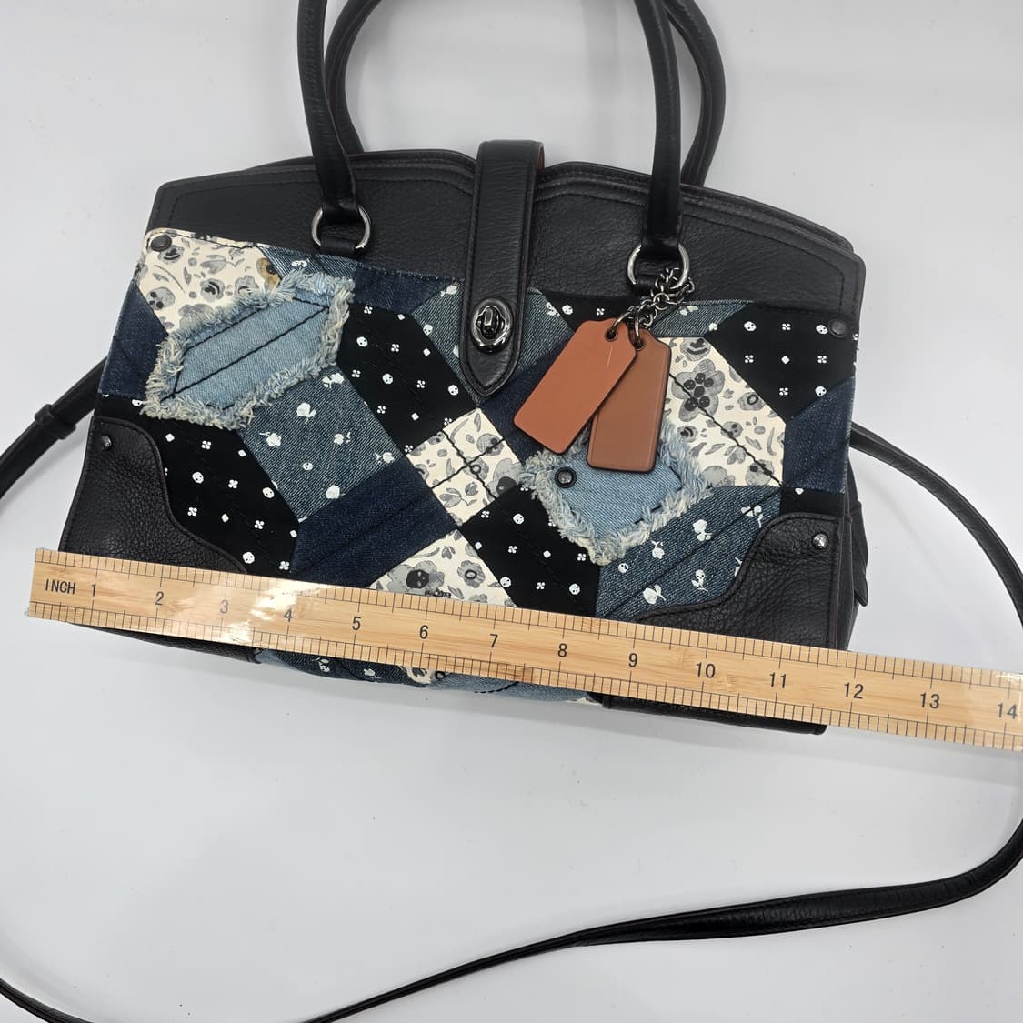 COACH 뉴욕 데님 패치워크 토트백 상품이미지8