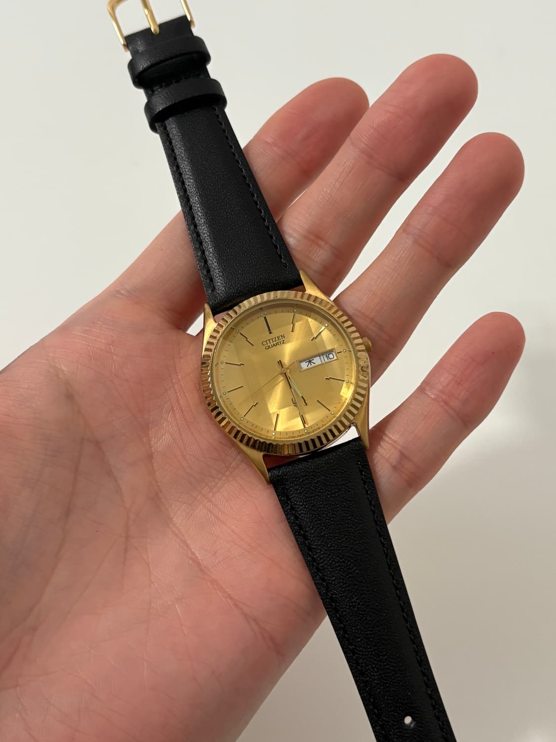 80s crystron gold quartz 상품이미지2