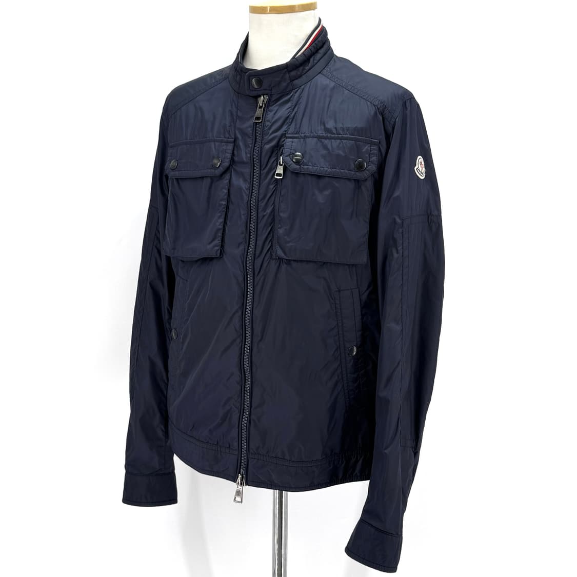 [3사이즈] 몽클레어 바람막이 집업 자켓 네이비 상품이미지4