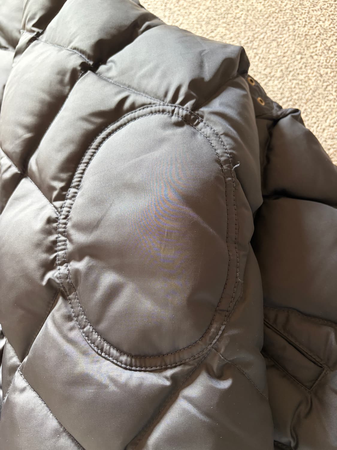 90s 폴로 랄프로렌 퀼팅 봄버 네이비 xxl 상품이미지4