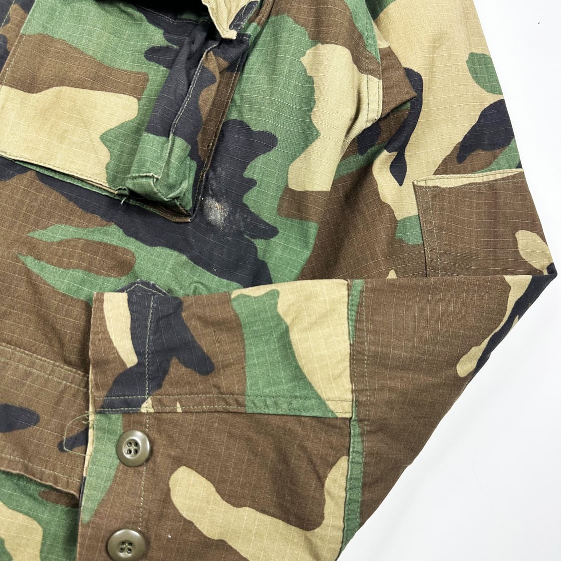 VTG 빈티지 BDU 밀리터리 카모 자켓 (실측 XL) 상품이미지4