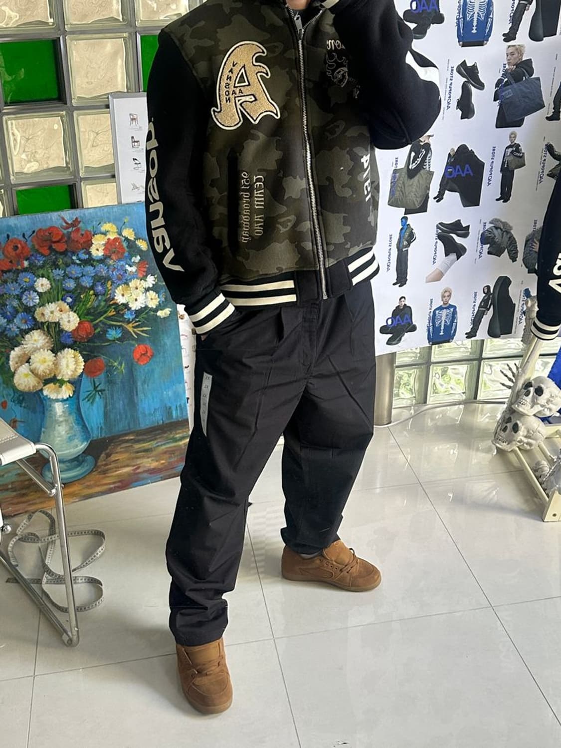 TAPERED PANTS 와이드 테이퍼드 팬츠 상품이미지1