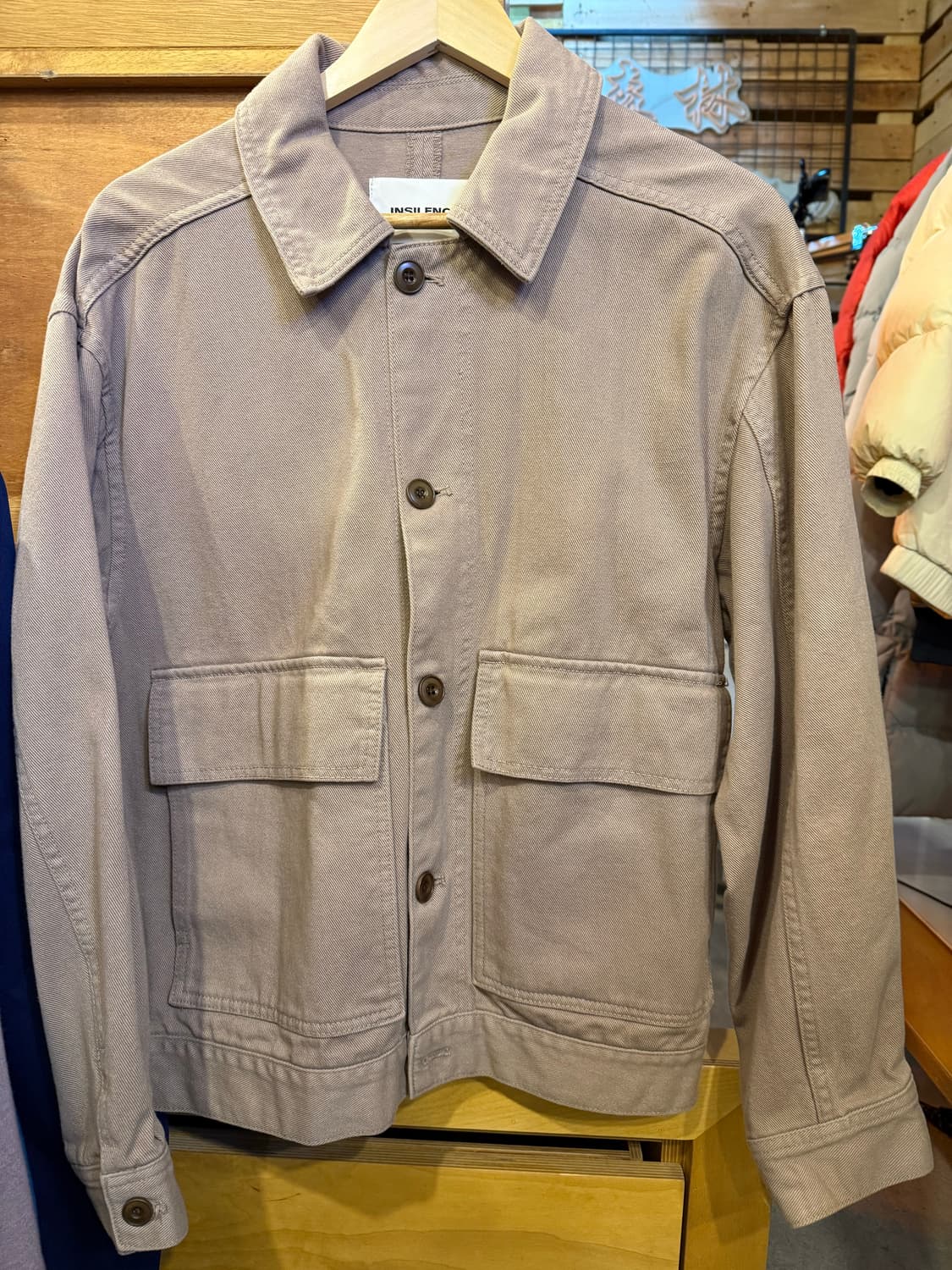 인사일런스 베이지 자켓 상품이미지1