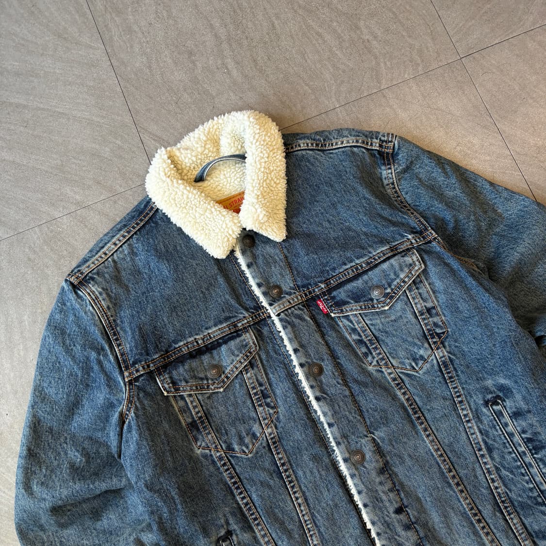 리바이스 정품 데님 쉐르파 자켓 상품이미지2