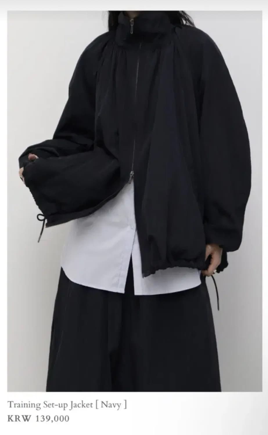 트리밍버드 Training set-up jacket [ navy] 상품이미지1
