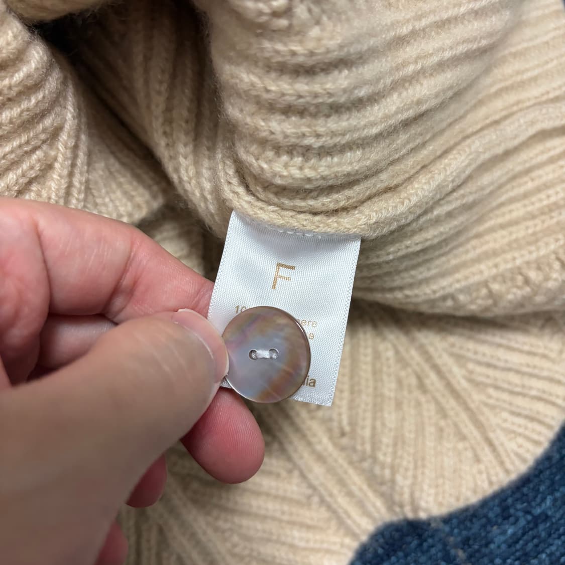 MCK 몽골 캐시미어 100% 니트 가디건 상품이미지5