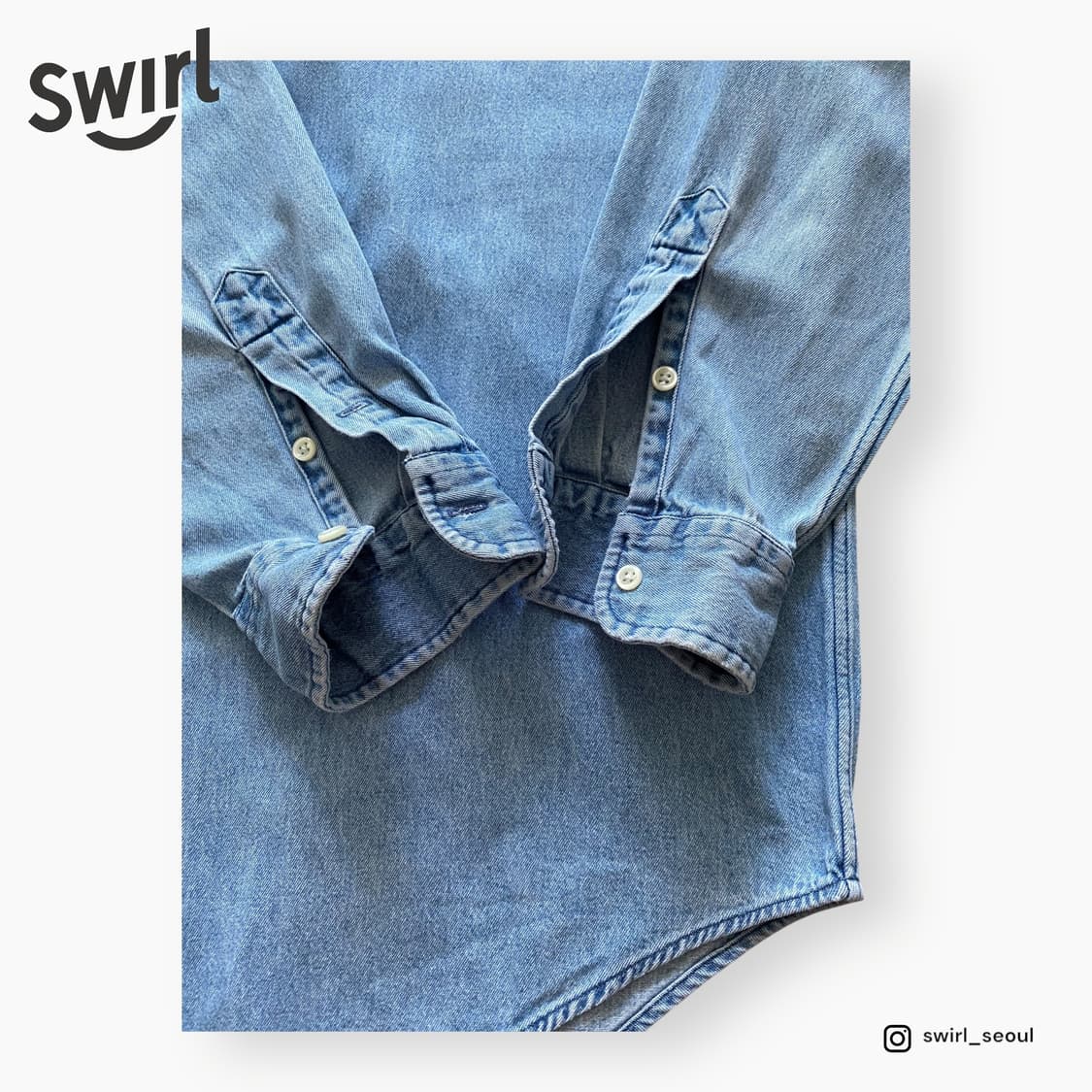 🌊Polo blake denim shirts 상품이미지5
