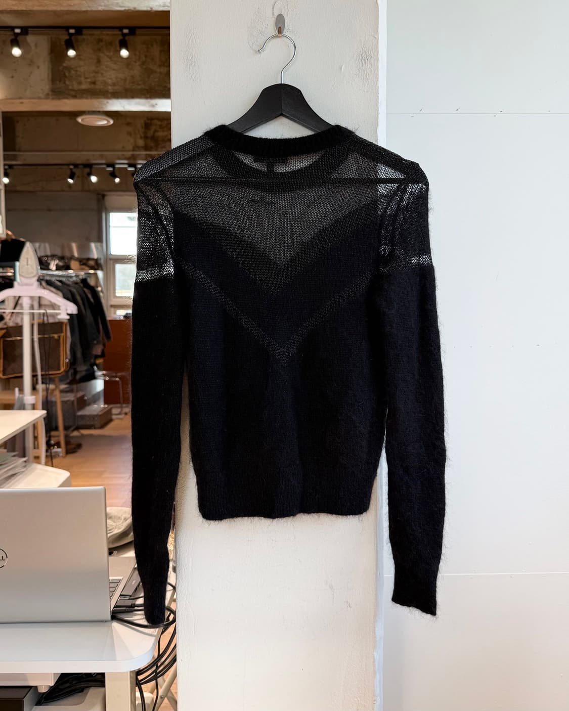 랙앤본 블랙 블레이즈 크루넥 니트  상품이미지7