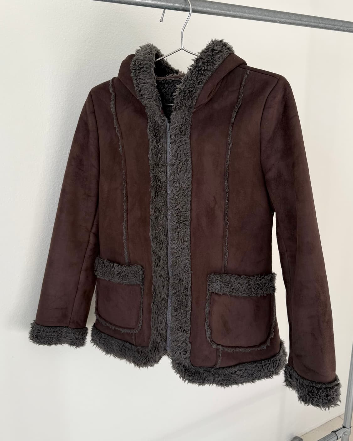 빈티지 후디 무스탕 상품이미지4