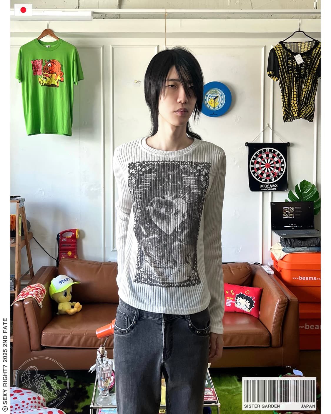 90-00s Sister Garden Gothic Golgi Knit 상품이미지1