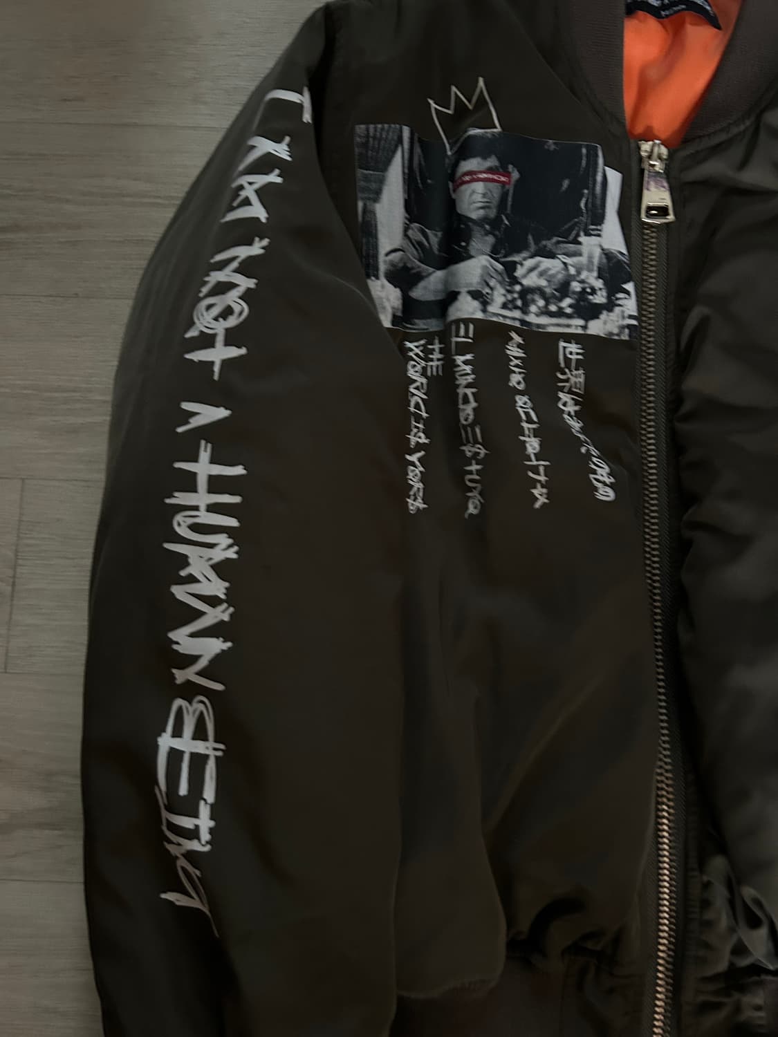 아임낫어휴먼비잉 MA-1 상품이미지4