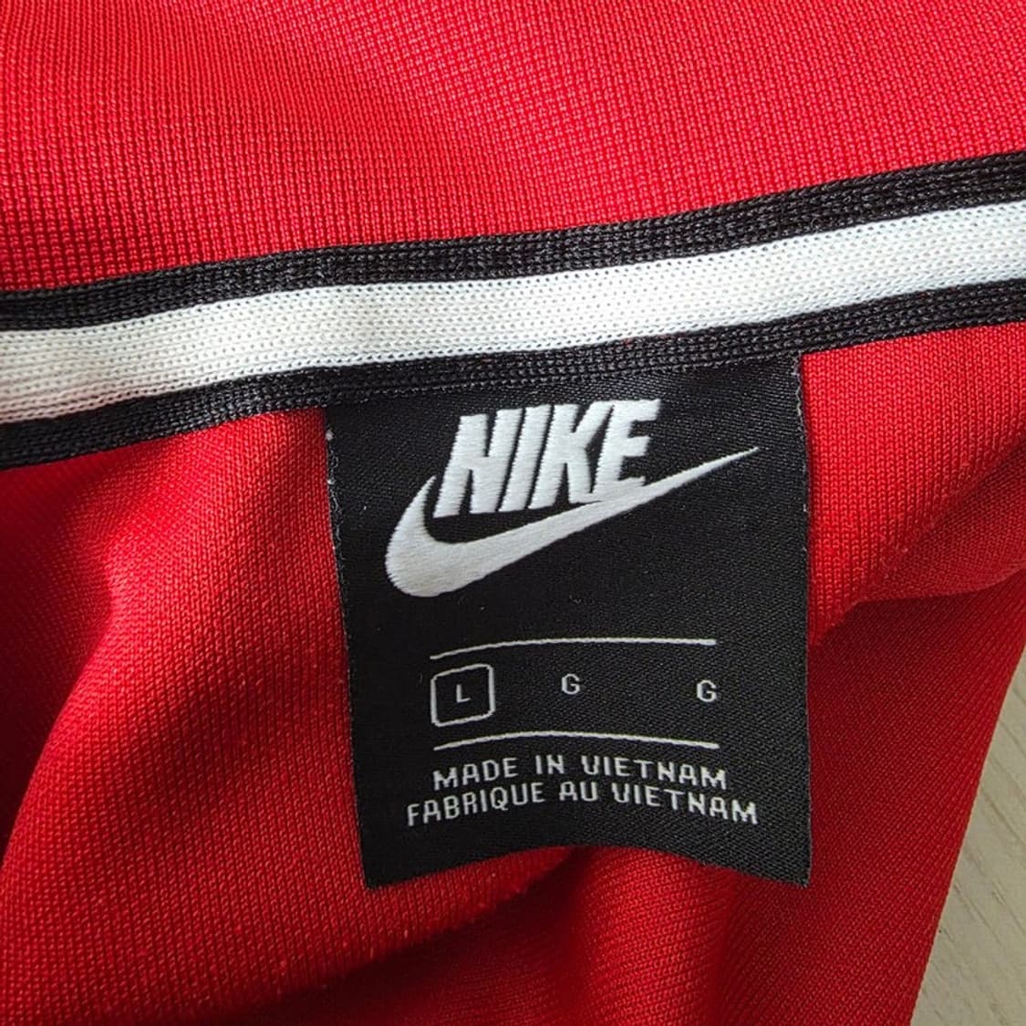 Nike Air Half Zip Track Top Red Black L 상품이미지5