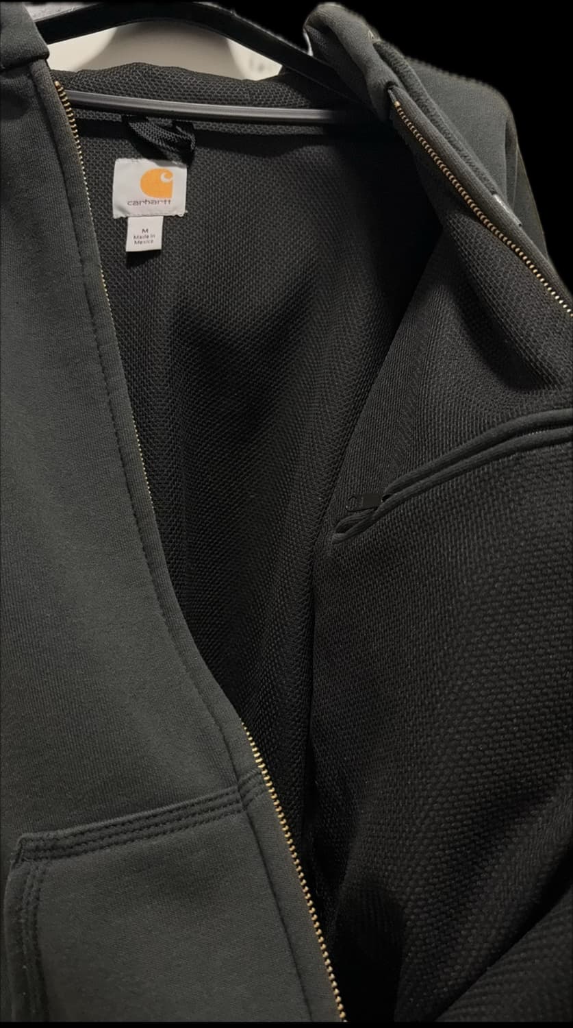 칼하트 써멀 후드집업 차콜 상품이미지4